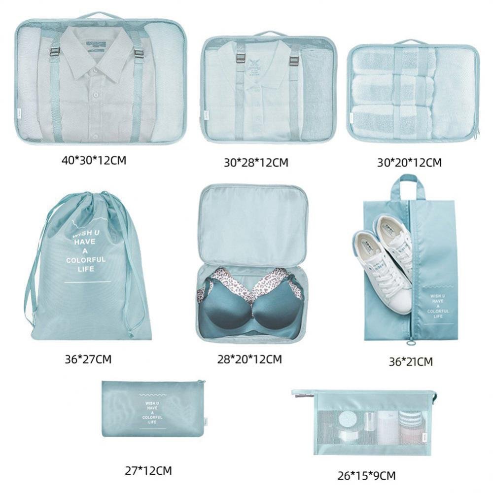 8-piece Set Luggage Divider Bag Travel Storage 4 8-piece Set Luggage Divider Bag Travel Storage