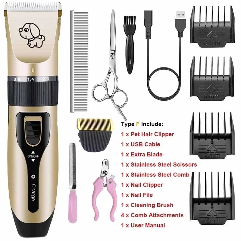 2755423522081.jpg Pet Hair Clipper with Ceramic Blade & Silent Motor