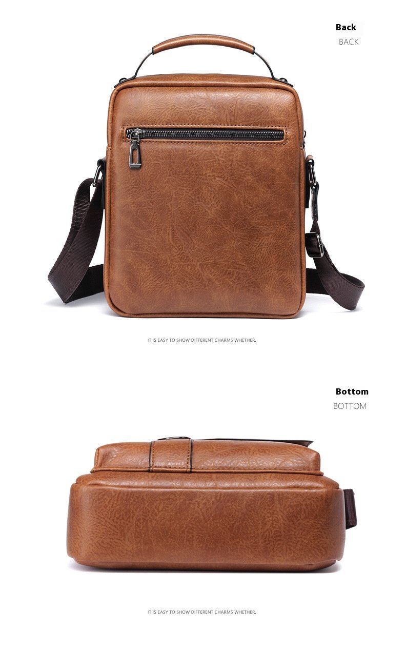 Men’s Messenger Bag – PU Leather Retro Crossbody 10 Men’s Messenger Bag – PU Leather Retro Crossbody