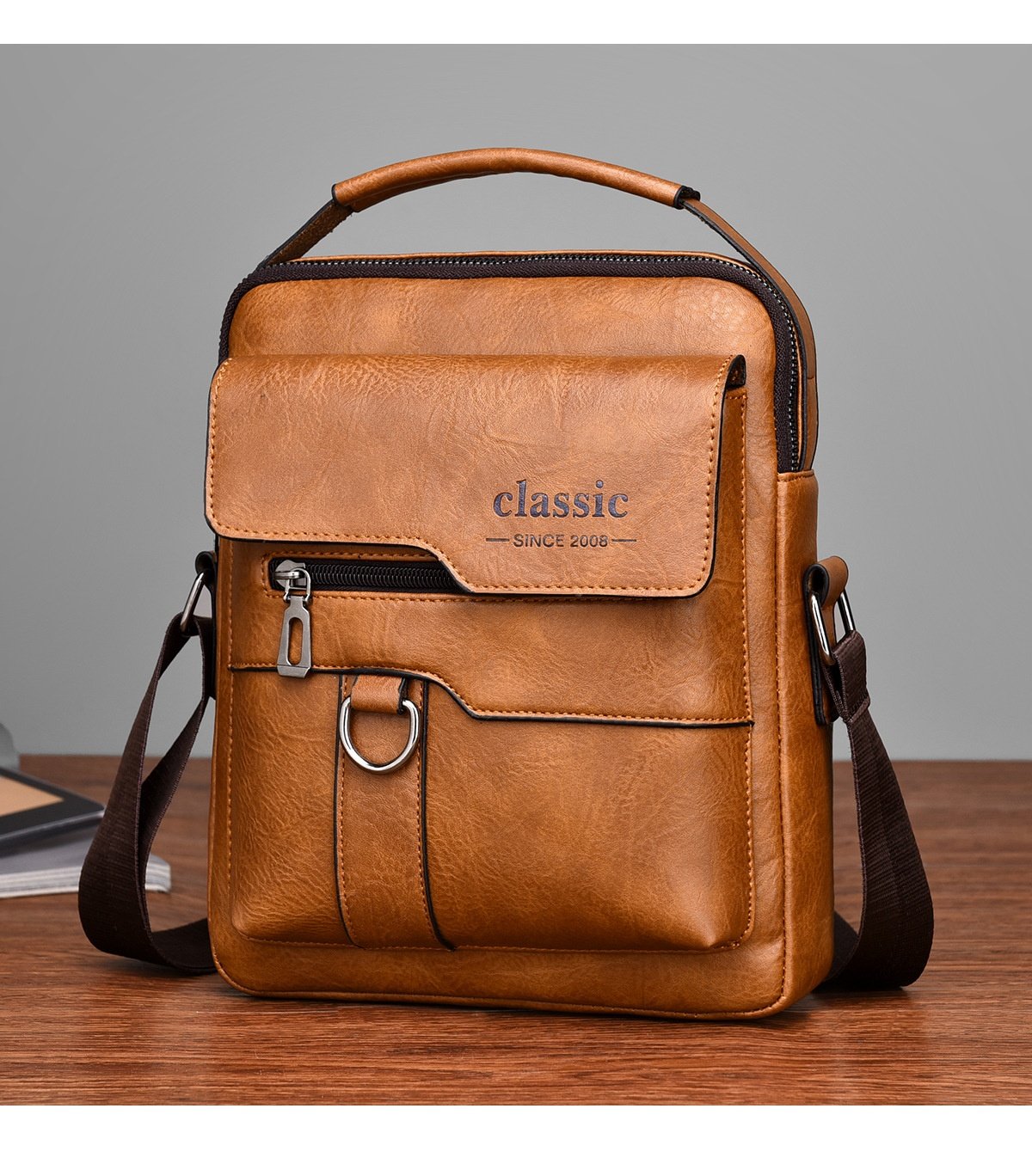 Men’s Messenger Bag – PU Leather Retro Crossbody 17 Men’s Messenger Bag – PU Leather Retro Crossbody