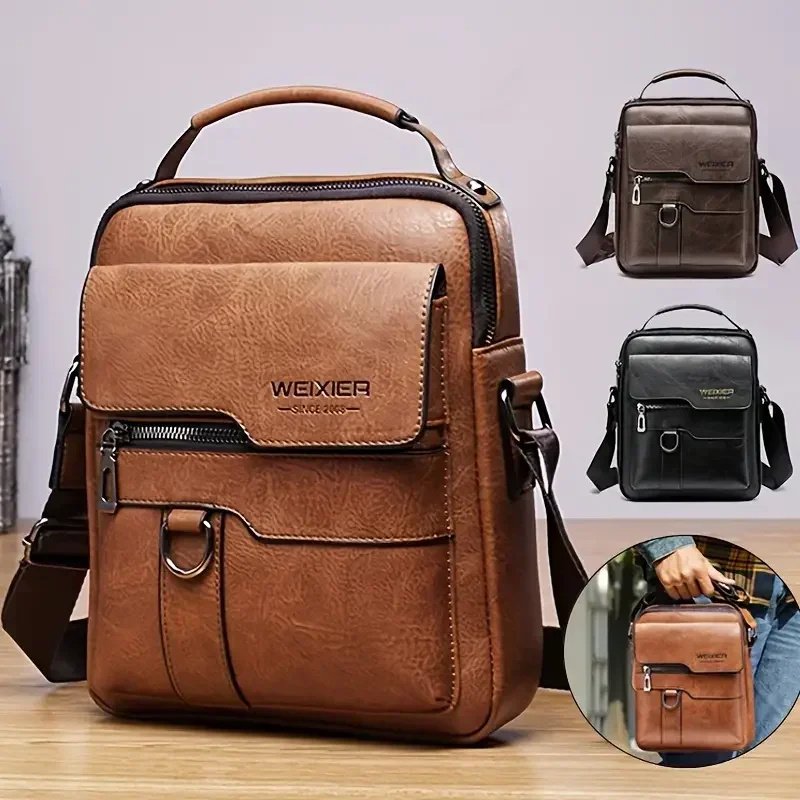 e3a8f7a4-8caa-4074-8dc0-08575501634e.jpg Men’s Messenger Bag – PU Leather Retro Crossbody
