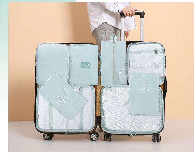 8-piece Set Luggage Divider Bag Travel Storage 5 8-piece Set Luggage Divider Bag Travel Storage