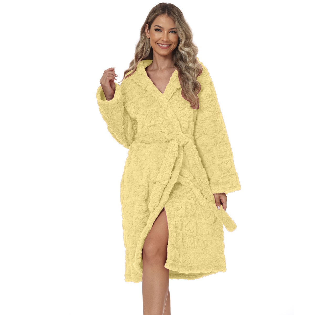 Flannel Bathrobe Night-Robe Sweet Cute Home Wear 19 Flannel Bathrobe Night-Robe Sweet Cute Home Wear