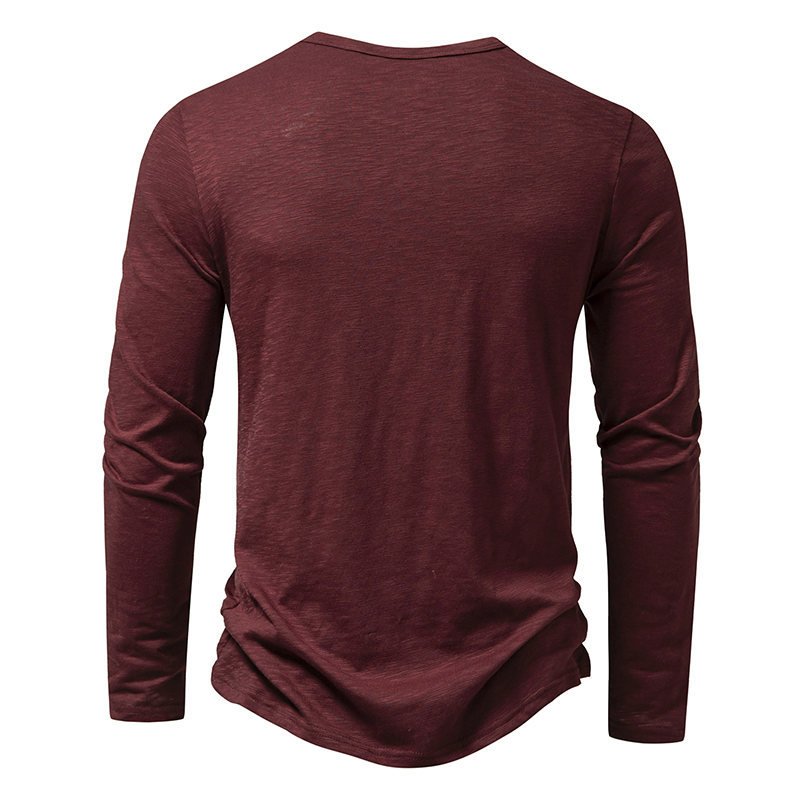 Men’s Long Sleeve Casual Pullover T-Shirt Autumn & Spring 11 Men’s Long Sleeve Casual Pullover T-Shirt Autumn & Spring