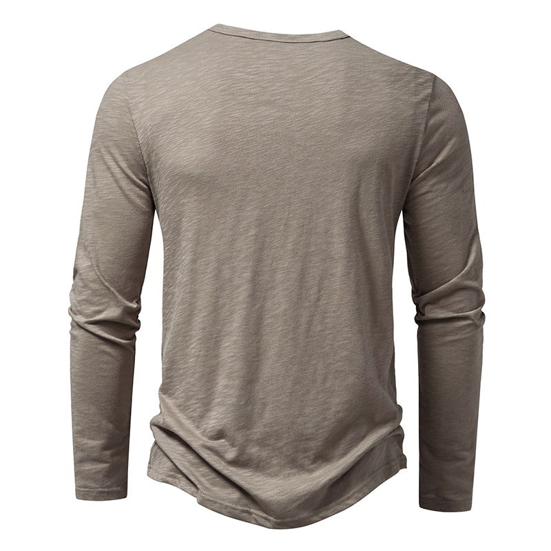 Men’s Long Sleeve Casual Pullover T-Shirt Autumn & Spring 15 Men’s Long Sleeve Casual Pullover T-Shirt Autumn & Spring