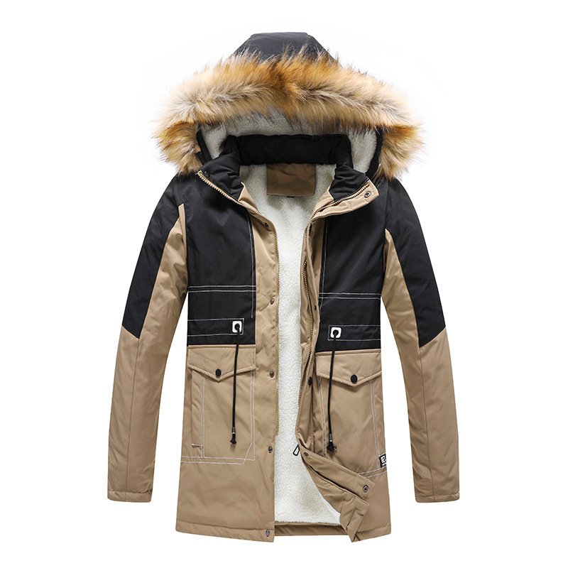Men’s Hooded Cotton Winter Jacket – Casual Thick Coat 7 Men’s Hooded Cotton Winter Jacket – Casual Thick Coat