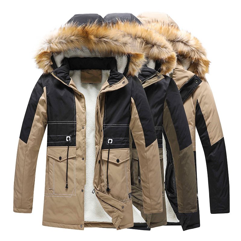Men’s Hooded Cotton Winter Jacket – Casual Thick Coat 9 Men’s Hooded Cotton Winter Jacket – Casual Thick Coat