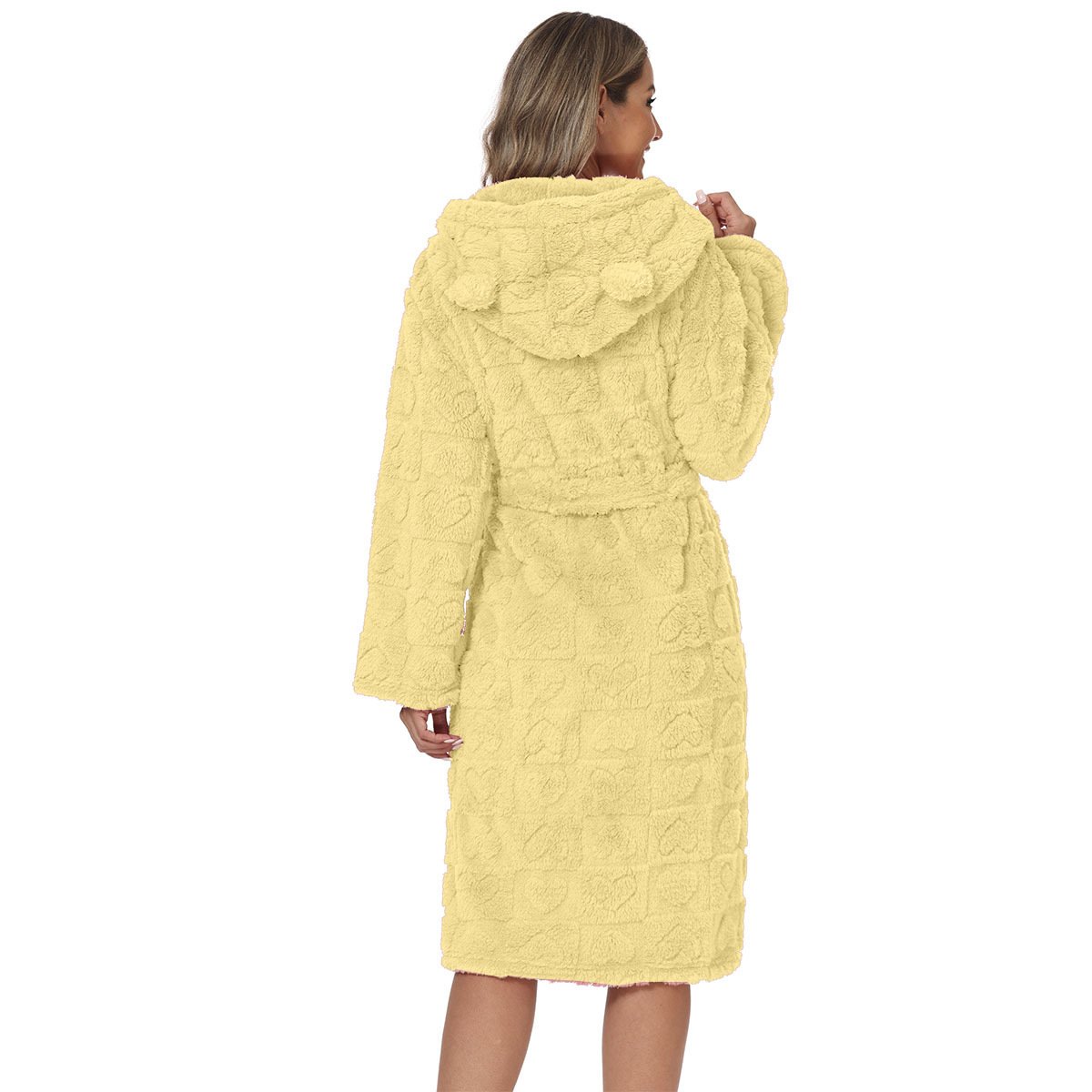 Flannel Bathrobe Night-Robe Sweet Cute Home Wear 20 Flannel Bathrobe Night-Robe Sweet Cute Home Wear