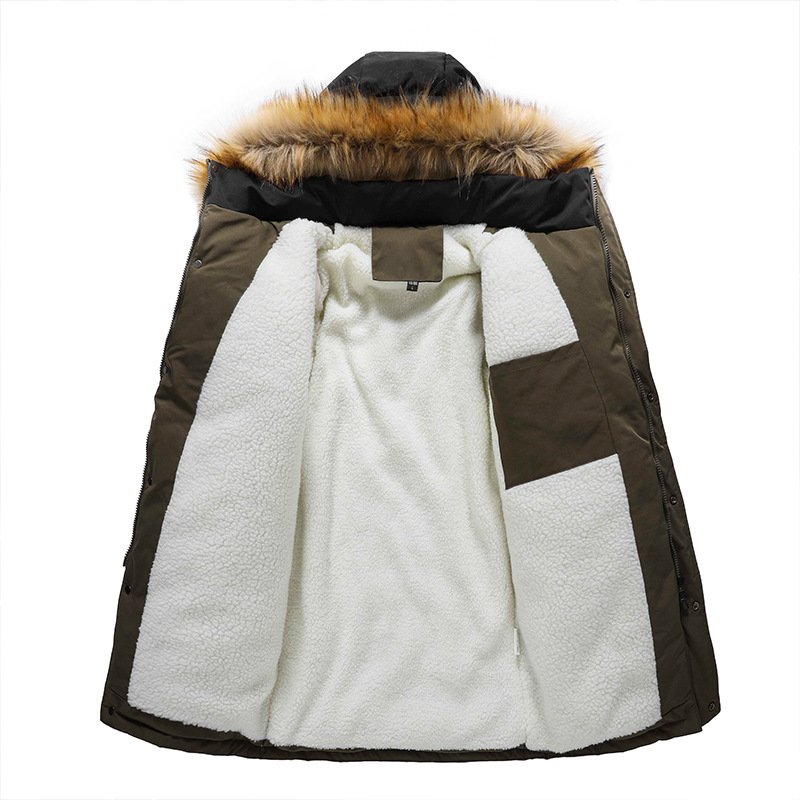 Men’s Hooded Cotton Winter Jacket – Casual Thick Coat 5 Men’s Hooded Cotton Winter Jacket – Casual Thick Coat
