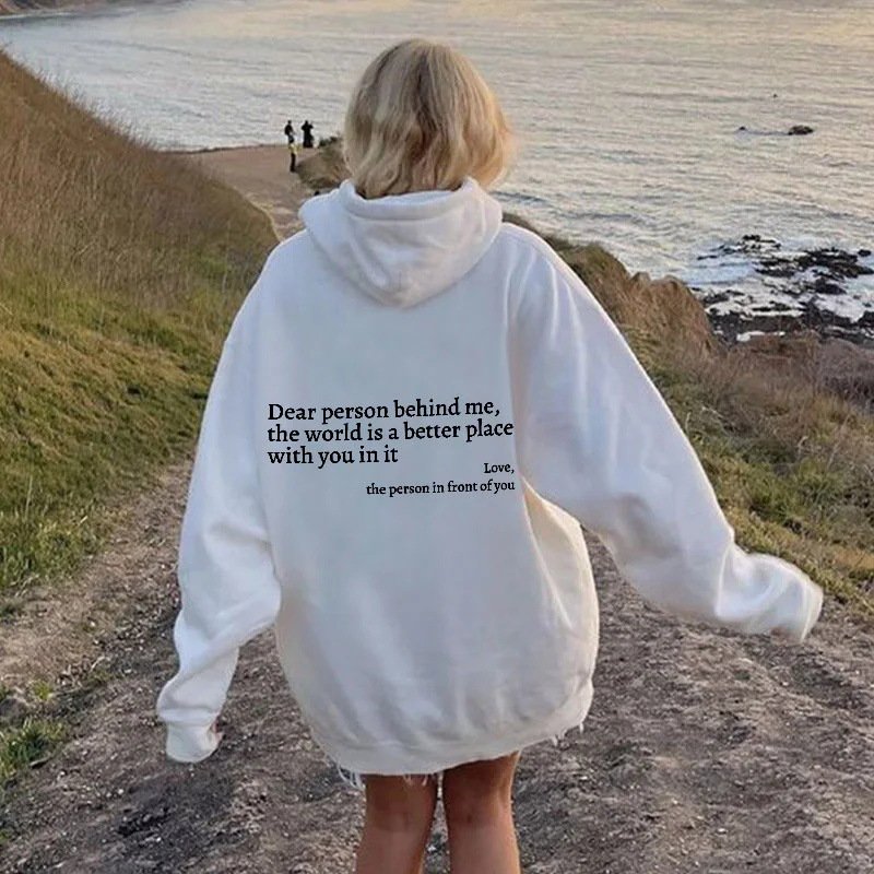 Dear Person Letter Hoodie – Unisex Kangaroo Pocket 7 null