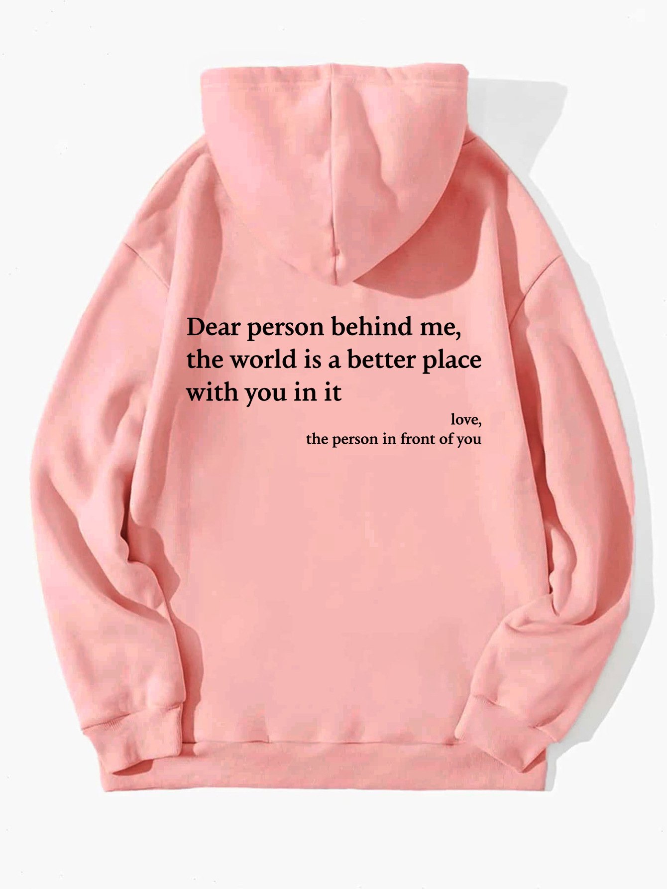 Dear Person Letter Hoodie – Unisex Kangaroo Pocket 18 null
