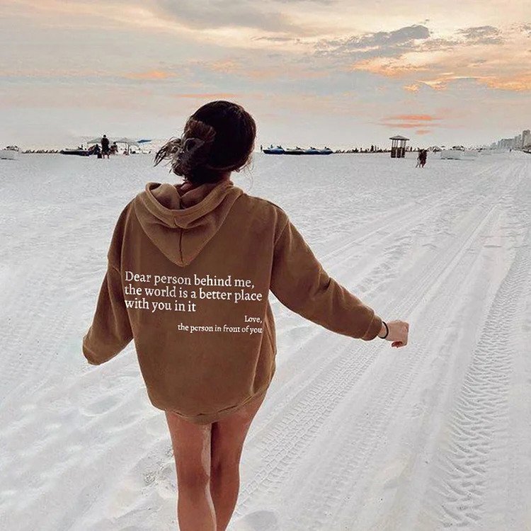 Dear Person Letter Hoodie – Unisex Kangaroo Pocket 6 null