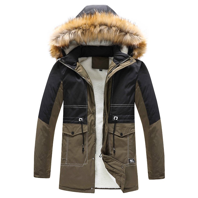 Men’s Hooded Cotton Winter Jacket – Casual Thick Coat 10 Men’s Hooded Cotton Winter Jacket – Casual Thick Coat