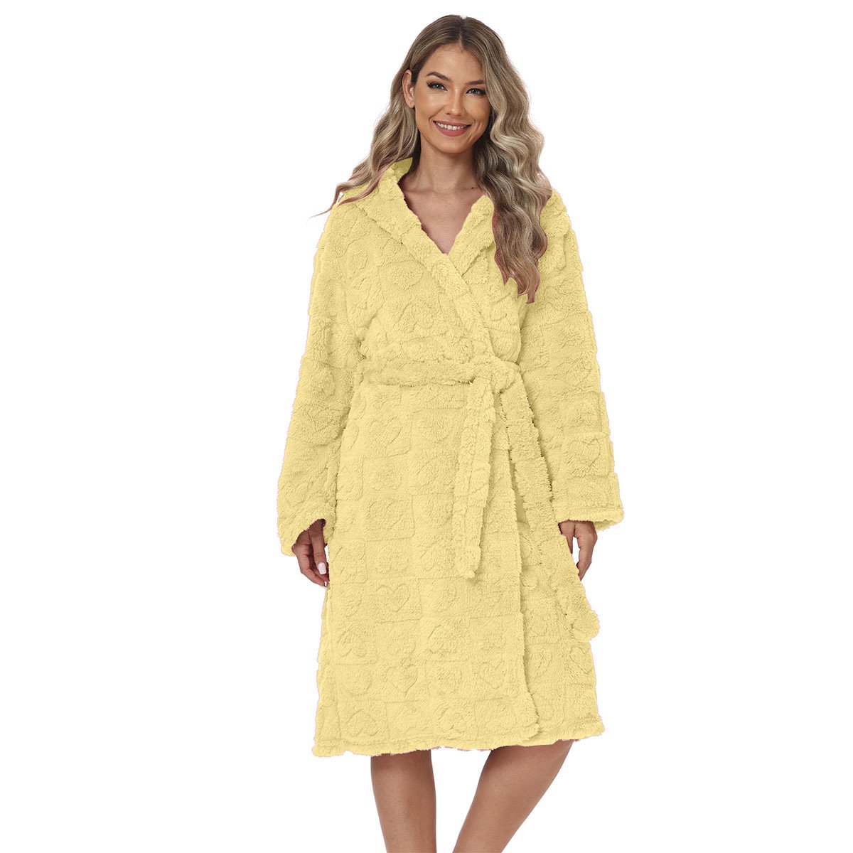 Flannel Bathrobe Night-Robe Sweet Cute Home Wear 5 Flannel Bathrobe Night-Robe Sweet Cute Home Wear