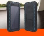 Solar Power Bank 10000mAh Waterproof with Dual USB LED