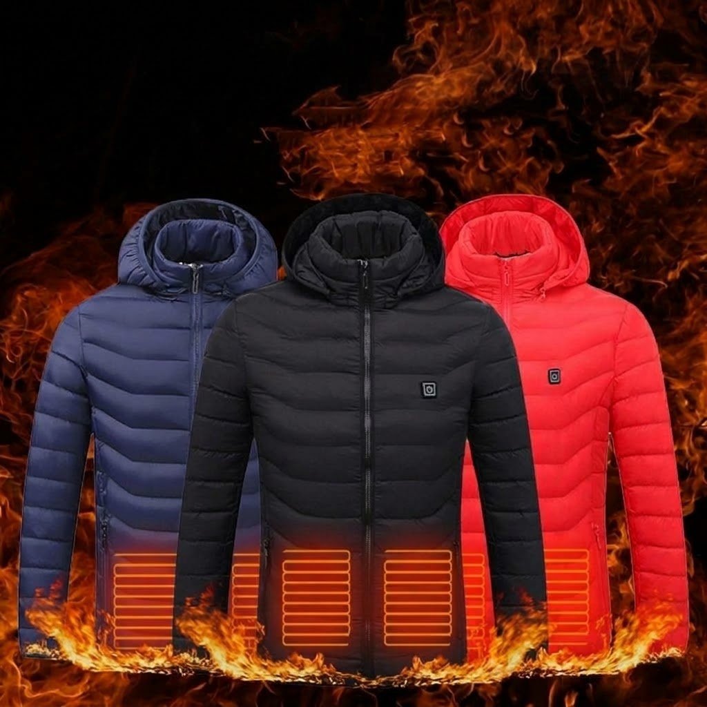 429764646230986665 New Heated Jacket Coat USB Electric Jacket