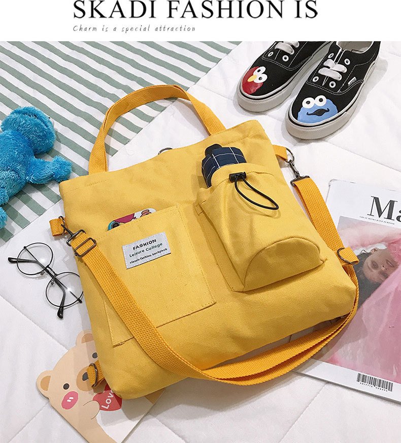 Harajuku Canvas Bags Students Handbag With 20 undefined