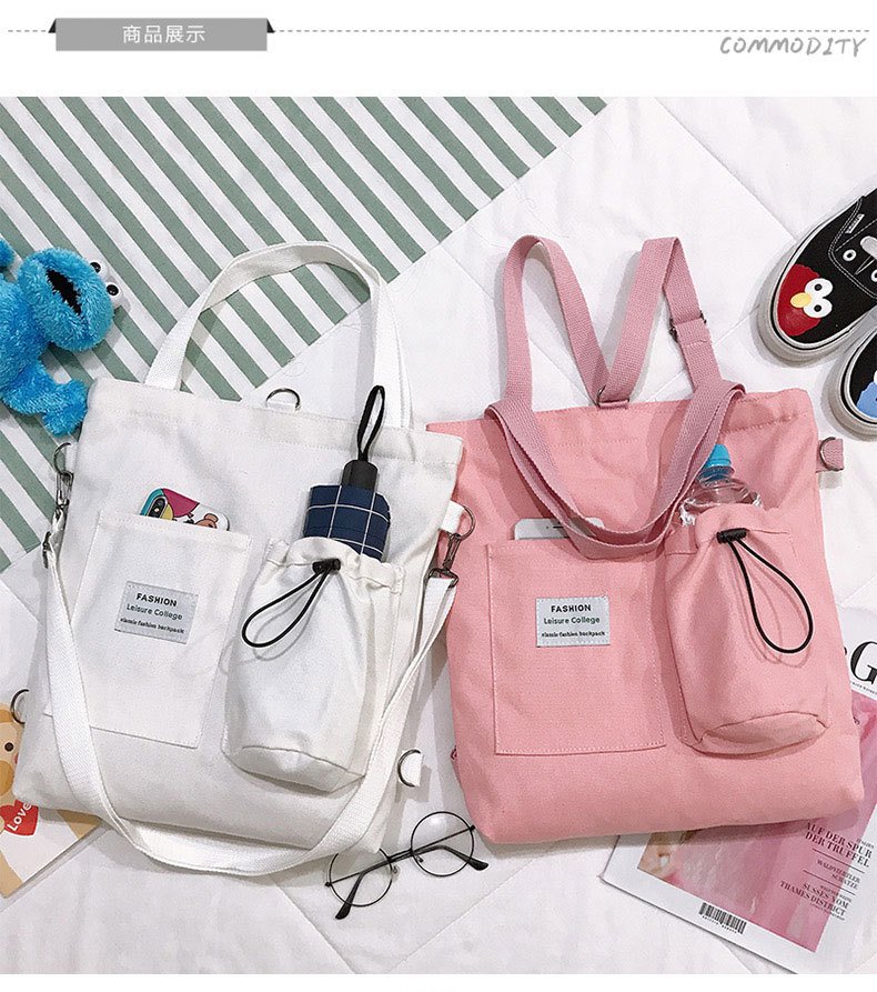 Harajuku Canvas Bags Students Handbag With 15 undefined