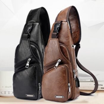 Stylish Waterproof One-Shoulder Men's Bag for Daily Use