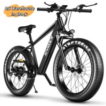 1000W 26” Fat Tire Electric Bike for Adults – UL Certified