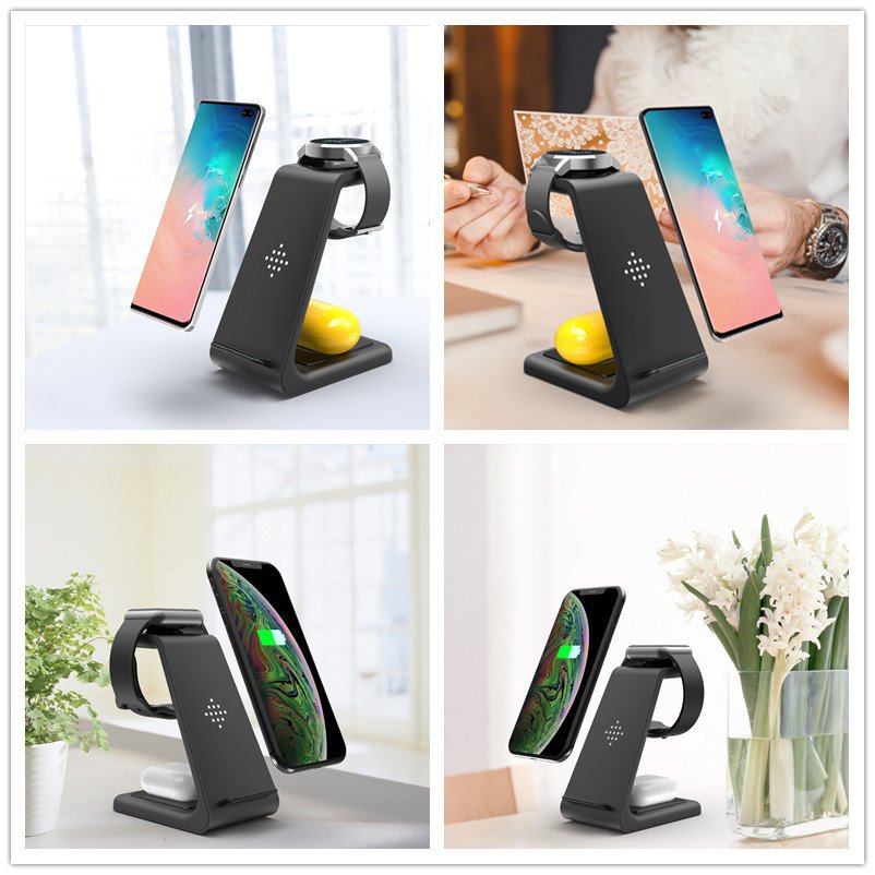 3-in-1 Wireless Fast Charging Station for Phone, Watch & Buds 2 微信图片_20191014160020_副本