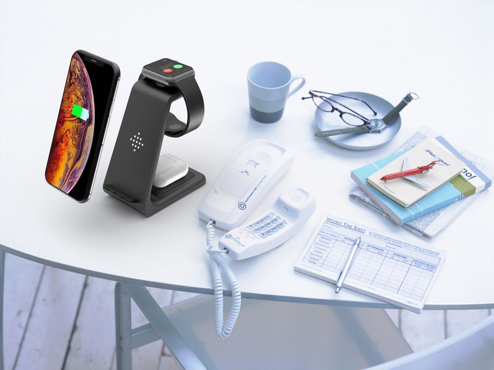 3-in-1 Wireless Fast Charging Station for Phone, Watch & Buds 12 微信图片_20191014155922.jpg