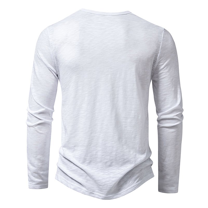 Men’s Long Sleeve Casual Pullover T-Shirt Autumn & Spring 11 2404110933500323000