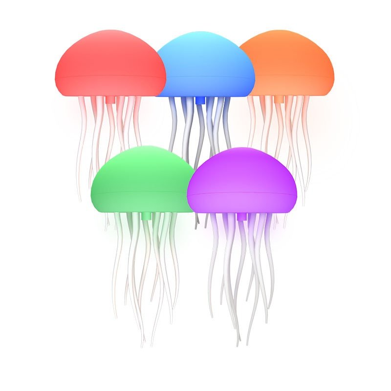 LED Jellyfish Mood Lamp - Portable Night Light 6 2404130509300329800