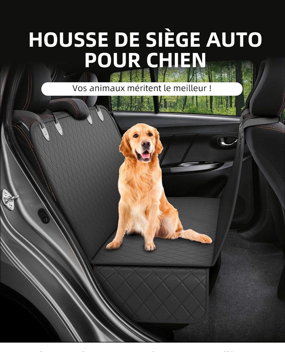 Dog Car Seat Cover Pet Hammock Rear Back Seat Protector 2 2406260108480321200