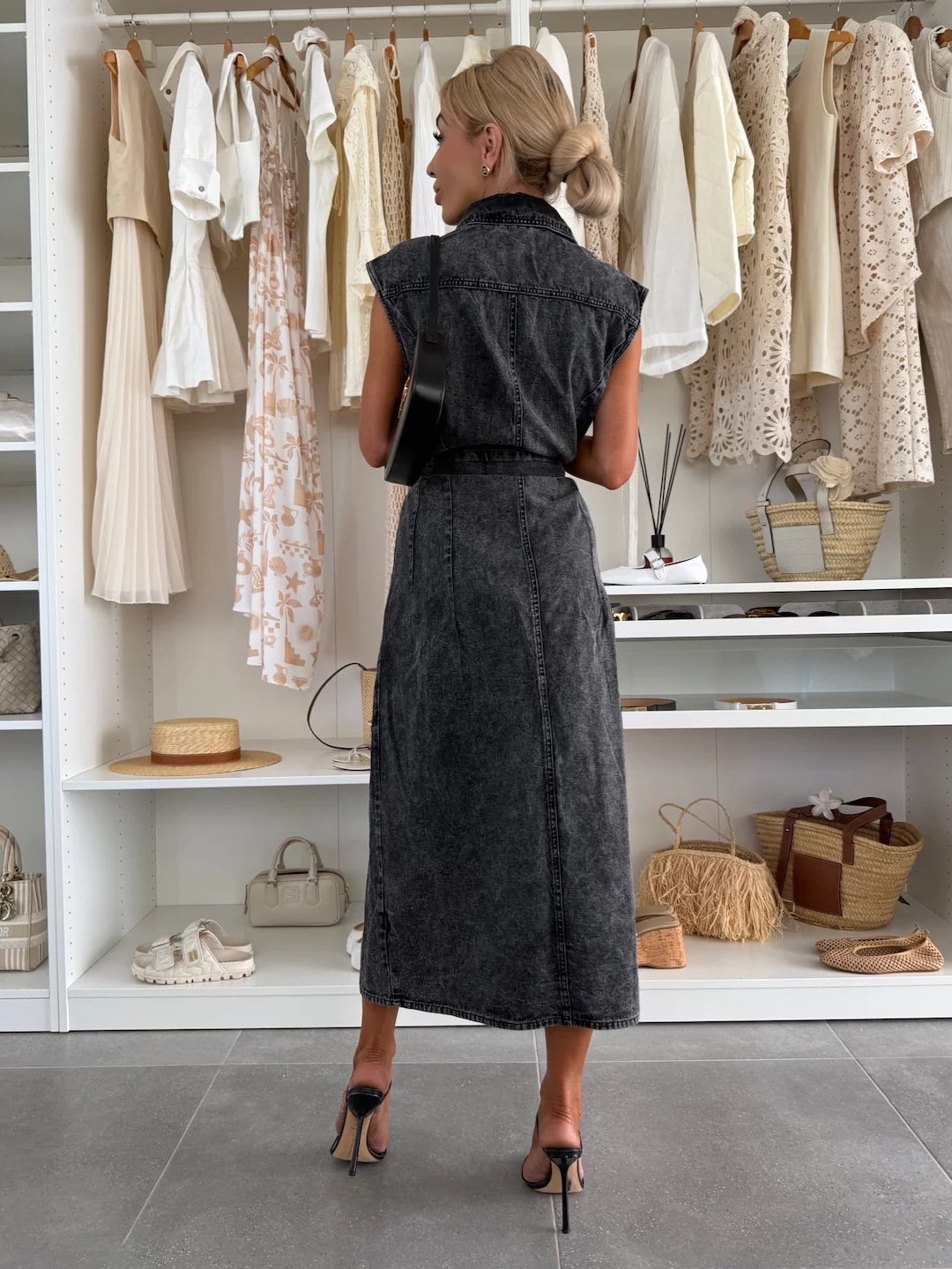 Women’s Casual Sleeveless Denim Dress - Elegant Summer Style 7 41bf4616 d0e4 4be8 9d5a a6a9d88d97e5