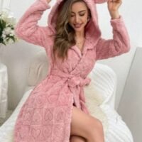 Flannel Bathrobe Night-Robe Sweet Cute Home Wear 1 ca74c4ec-98d0-465c-8402-26f30c601789-1.jpg