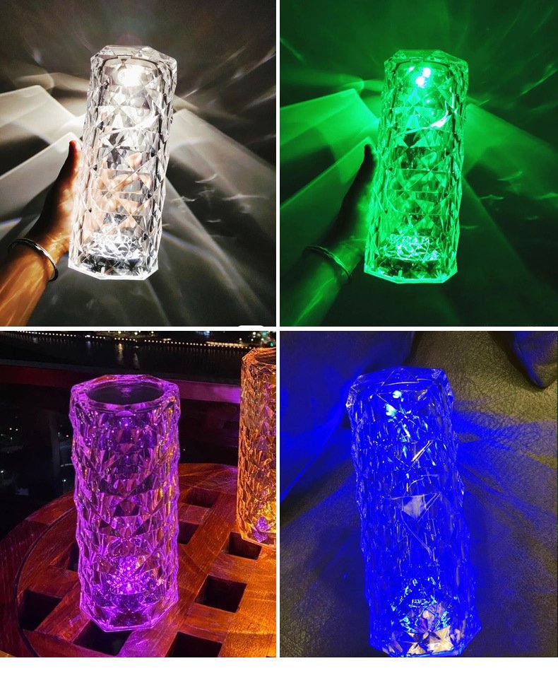 Nordic Crystal USB Table Lamp Touch Dimming 16 Colors 4 cf23b101 478c 49d4 ae49 d06f511d238c