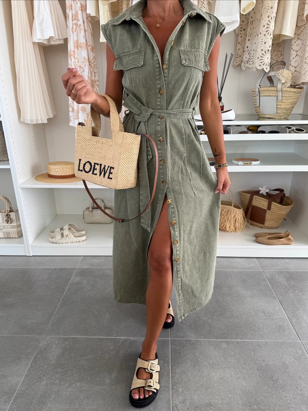 Women’s Casual Sleeveless Denim Dress - Elegant Summer Style 12 ddbae2a1 346e 450c b335 c0a28ddca525