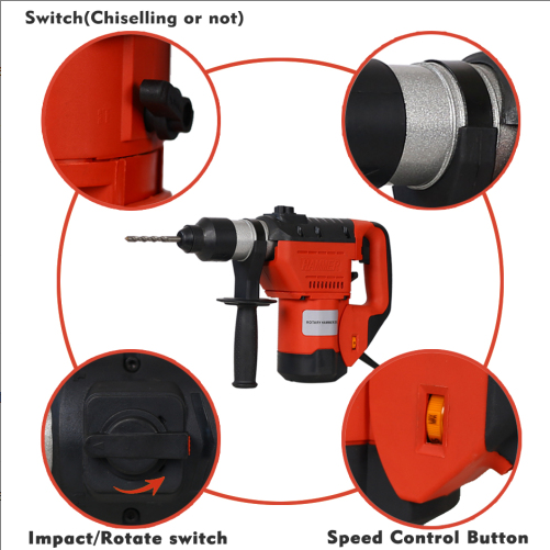 Rotary Hammer 1100W SDS Plus – 3 Function Drill 15 1b6024e1 34a1 4827 8e67 375654f4e6a0