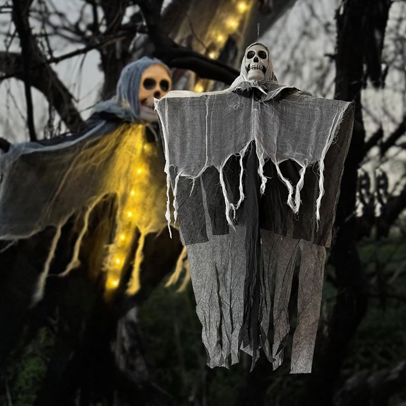 Halloween Hanging Ghost Skull Skeleton Decoration 85cm 17 4001123f d78e 4584 b949 52056f9a3723