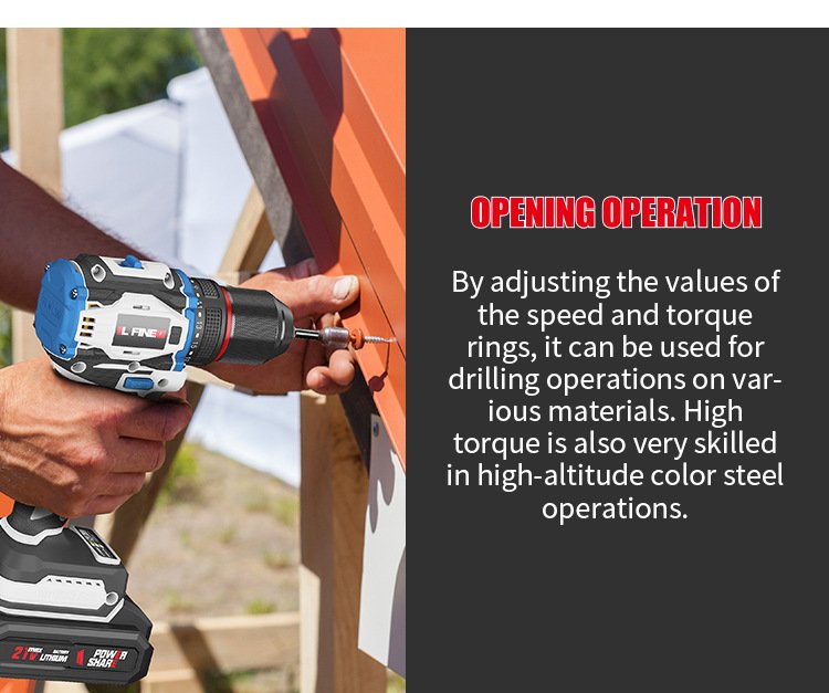 Brushless 21V/18V Electric Drill Set –Handheld Screwdriver 10 4b1845b9 dba3 4f60 a7b7 b713ca882c1a