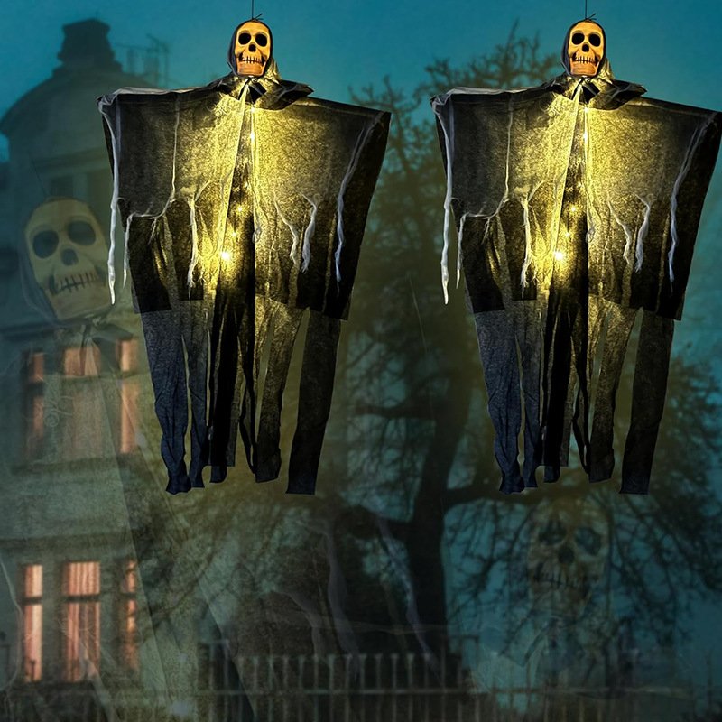 Halloween Hanging Ghost Skull Skeleton Decoration 85cm 10 7d8732e4 73ac 40c6 9e3c e0b335fdf9c2