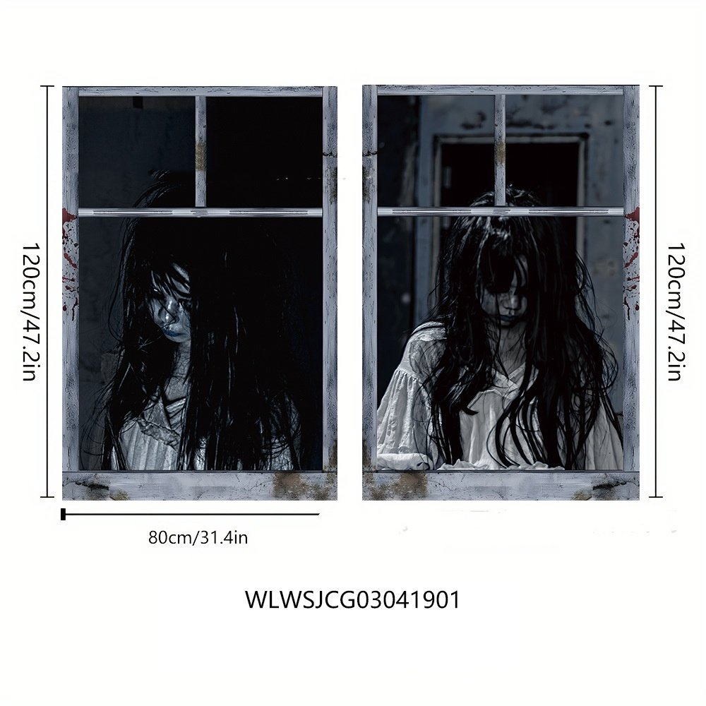 3D Holiday Witch Halloween Window Cover Decoration 6 c0e7e34b 7950 468f 9e3a f6e0cd4a1a20