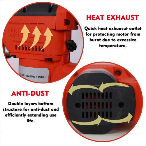 Rotary Hammer 1100W SDS Plus – 3 Function Drill 12 f5c21abe 4c95 41bd be8f 58460273e883