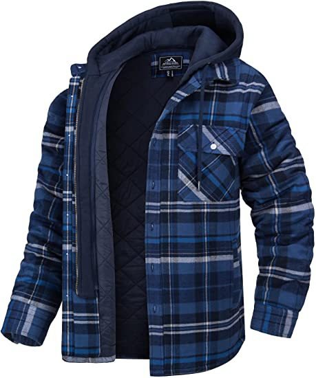 Men’s Plaid Hooded Winter Coat Warm Casual Jacket 3 a4682738 08c0 4fd0 bba6 9b29217858d2