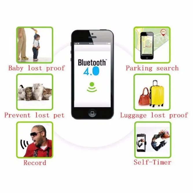 Water Drop Bluetooth GPS Tracker Anti-Lost Finder 6 31