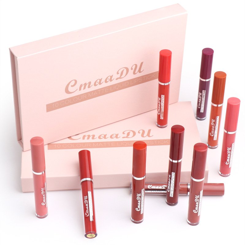 10-Pack Waterproof Matte Non-Stick Lipstick Set for Women 2 9754fd1f 191c 444a 8e6c 5f1813a98ac9