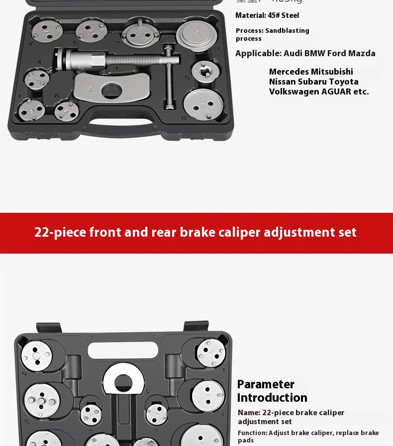 Car Brake Wheel Cylinder Return Tool for Caliper & Pad Repair 7 cb150a4f 66dc 480f ac15 b61a38cfd2ca trans