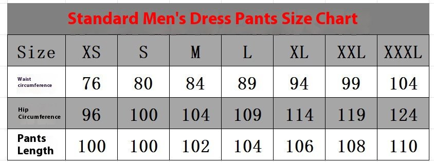Men's Solid Color Formal Casual Slim Pants 4 Men's Solid Color Formal Casual Slim Pants